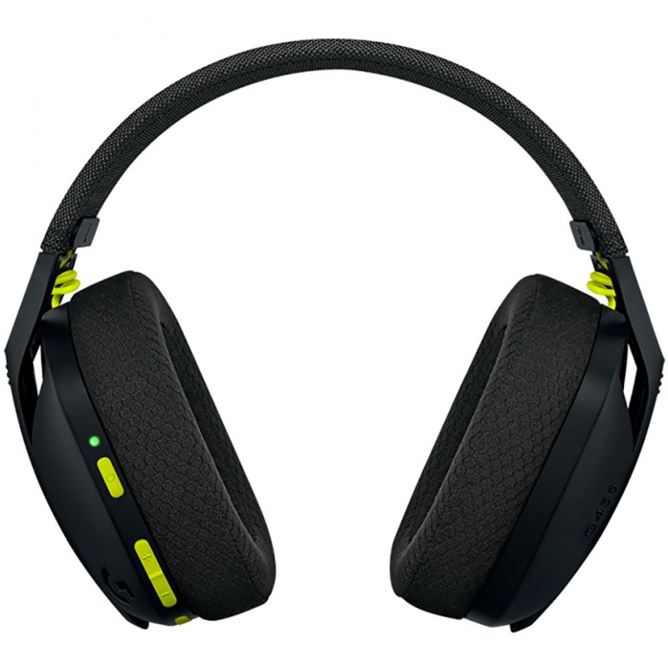 Гарнитура игровая Logitech G435, черный / желтый [981-001050]
