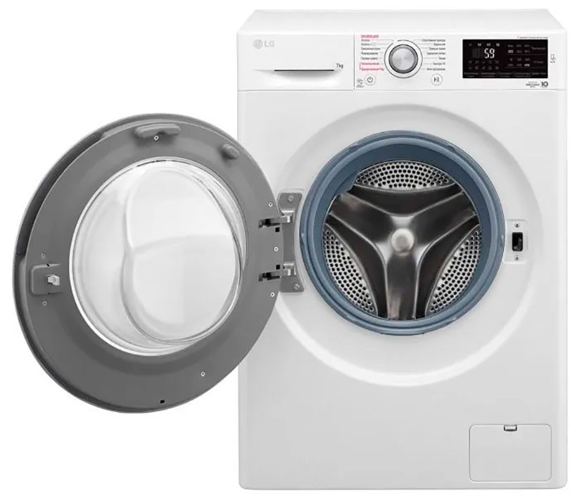 Стиральная машина LG F2M5HS4WP функция пара Steam