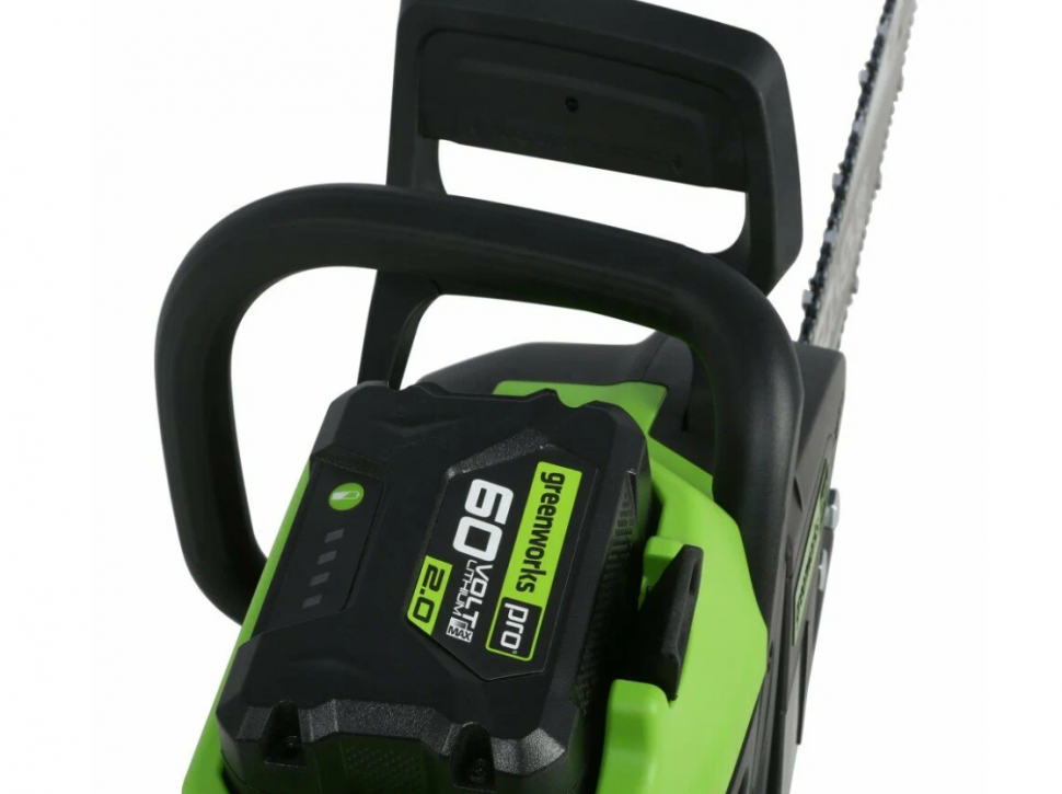 Цепная пила аккумуляторная GreenWorks GD60CS25, 60V, 40 см, бесщеточная, 2500 Вт, без АКБ и ЗУ  (2008907)